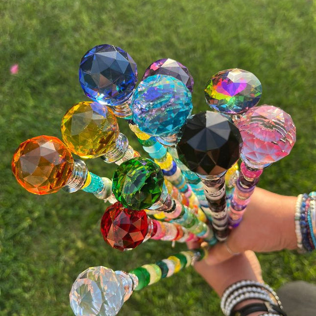✨ Plant Stake Suncatchers by Moss Covered Portal