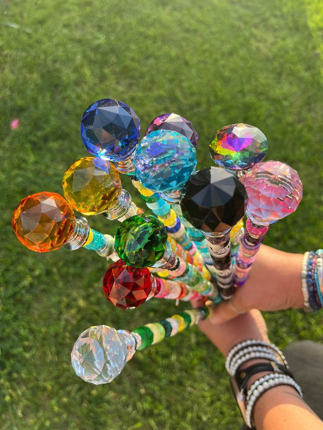 ✨ Plant Stake Suncatchers by Moss Covered Portal