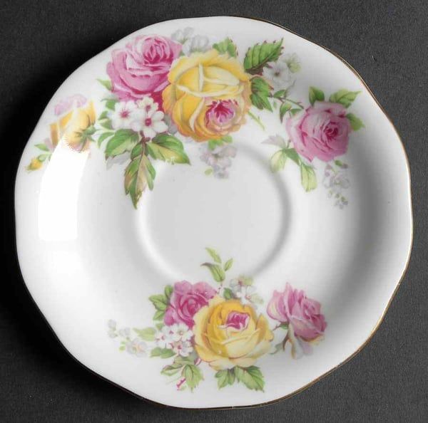 Vintage China ~ Manor Roses By Queen Anne