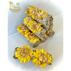Yellow Sunflower with White Sage