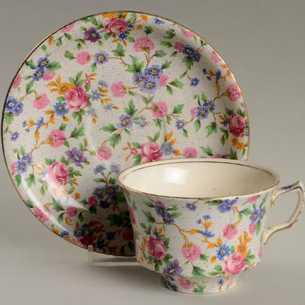 Vintage China ~ Old Cottage Chintz By Royal Winton