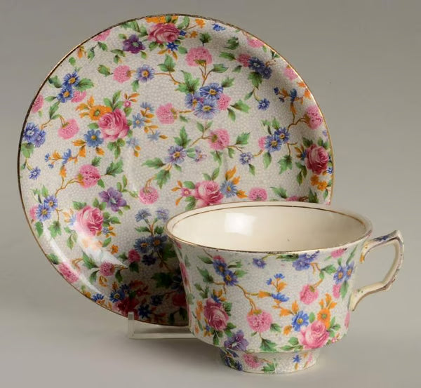 Vintage China ~ Old Cottage Chintz By Royal Winton