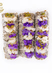 Purple and White Sinuata Flower