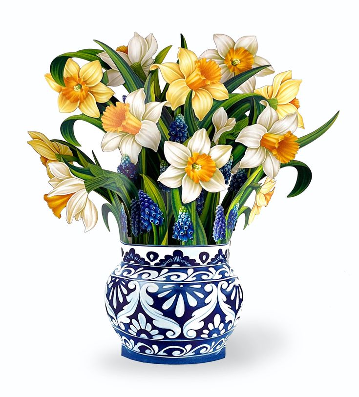 Paper Flower Bouquet ~ English Daffodils