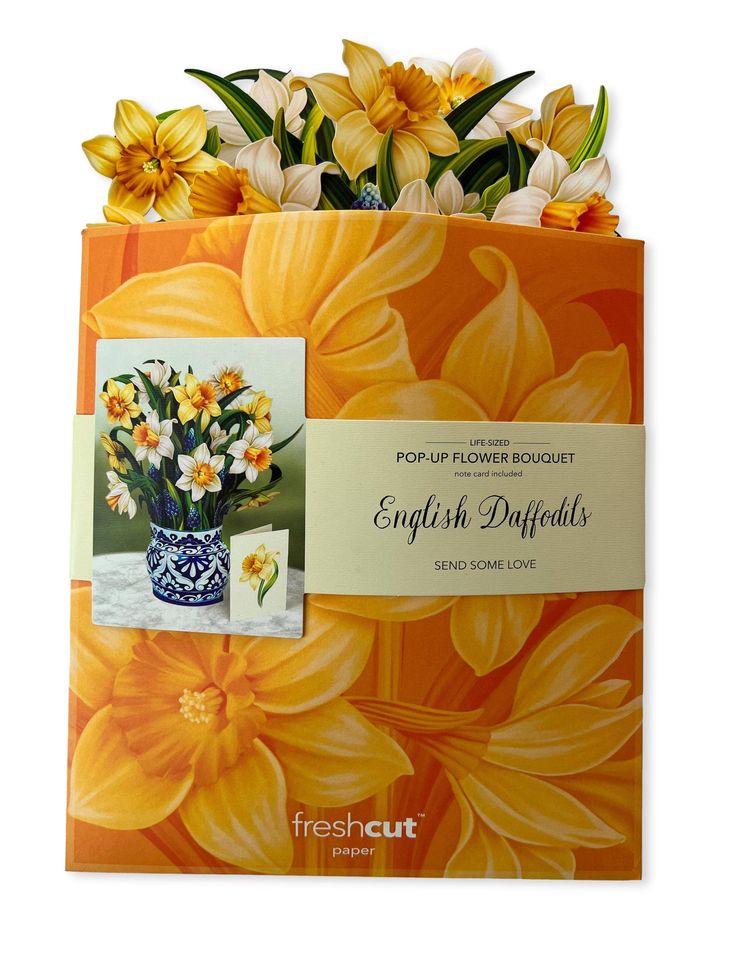 Paper Flower Bouquet ~ English Daffodils