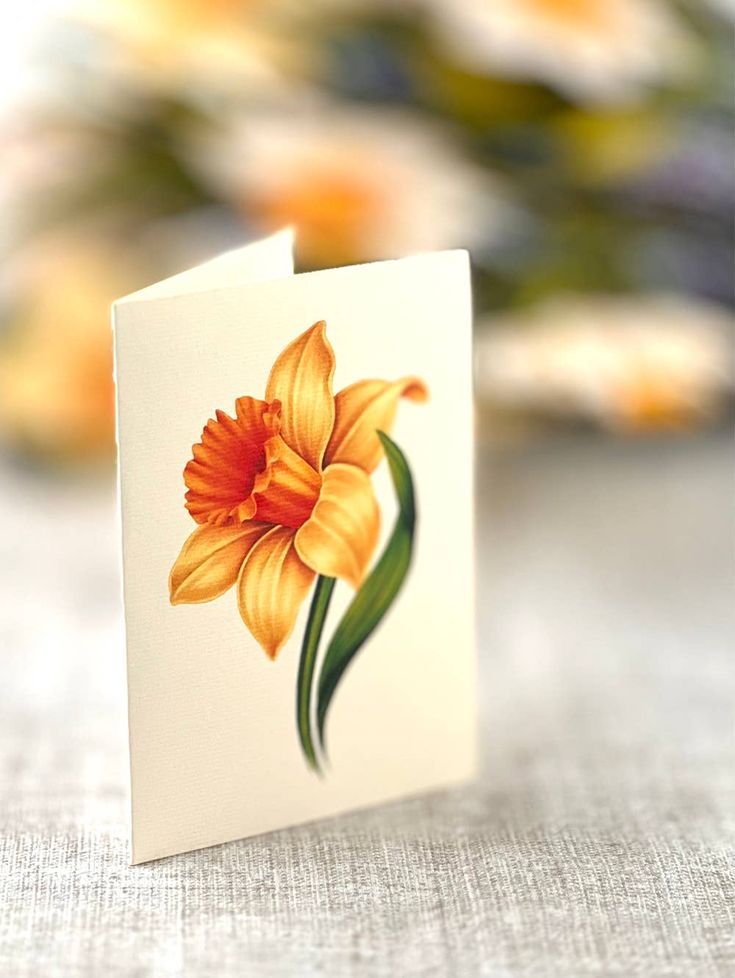 Paper Flower Bouquet ~ English Daffodils