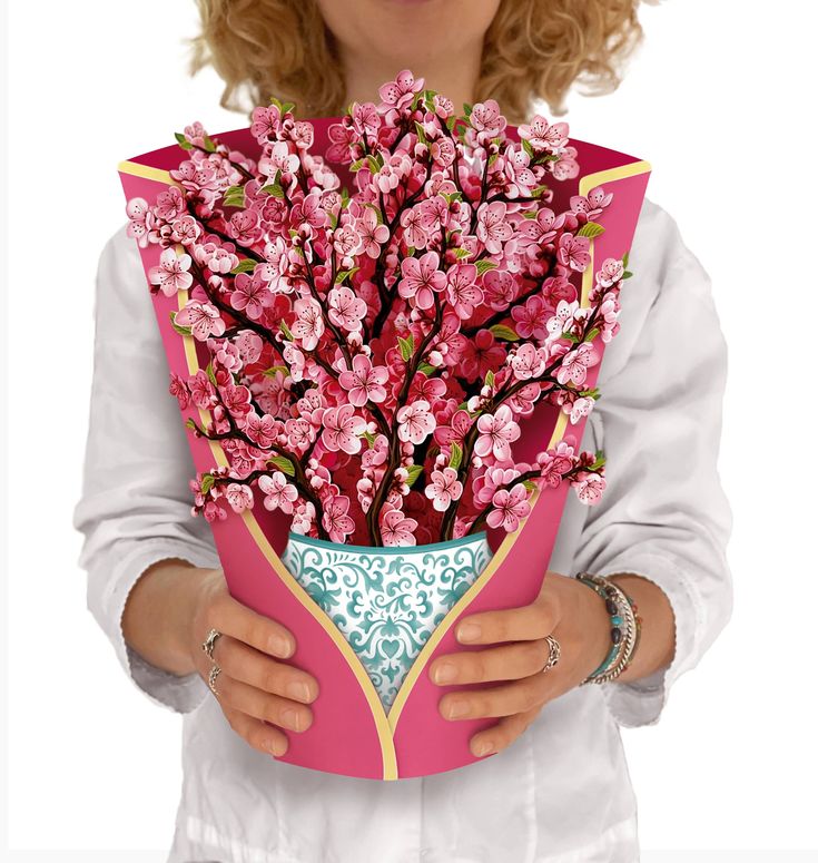 Paper Flower Bouquet ~ Cherry Blossom