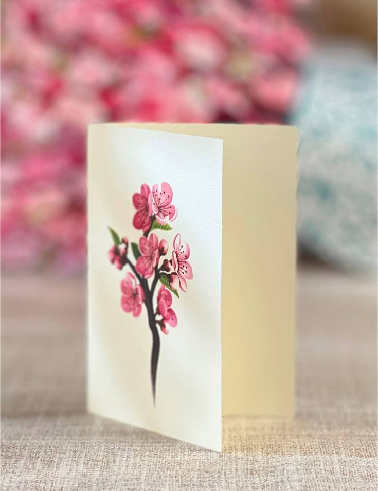 Paper Flower Bouquet ~ Cherry Blossom