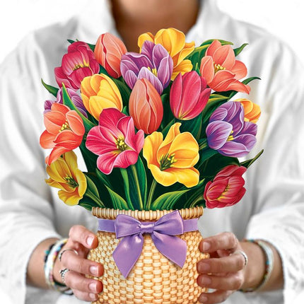 Paper Flower Bouquet ~ Festive Tulips