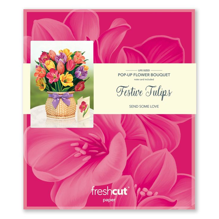 Paper Flower Bouquet ~ Festive Tulips