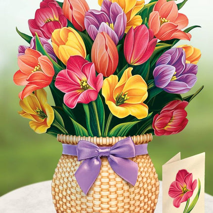 Paper Flower Bouquet ~ Festive Tulips