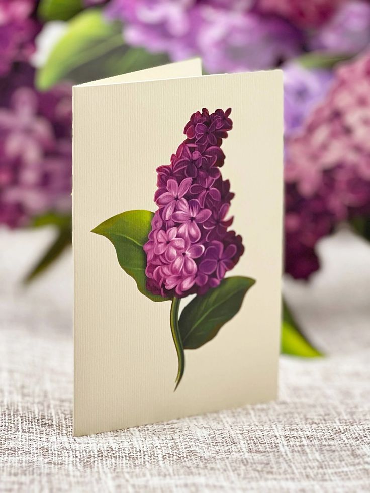 Paper Flower Bouquet ~ Garden Lilacs