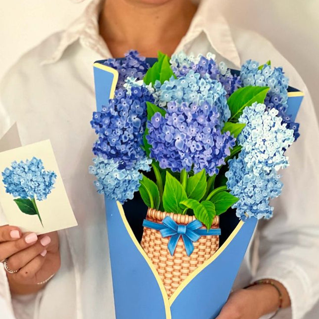 Paper Flower Bouquet ~ Nantucket Hydrangeas