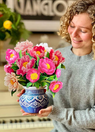 Paper Flower Bouquet ~ Peony Paradise
