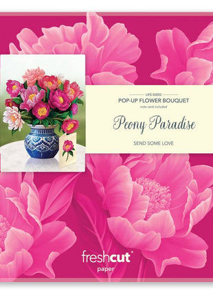 Paper Flower Bouquet ~ Peony Paradise