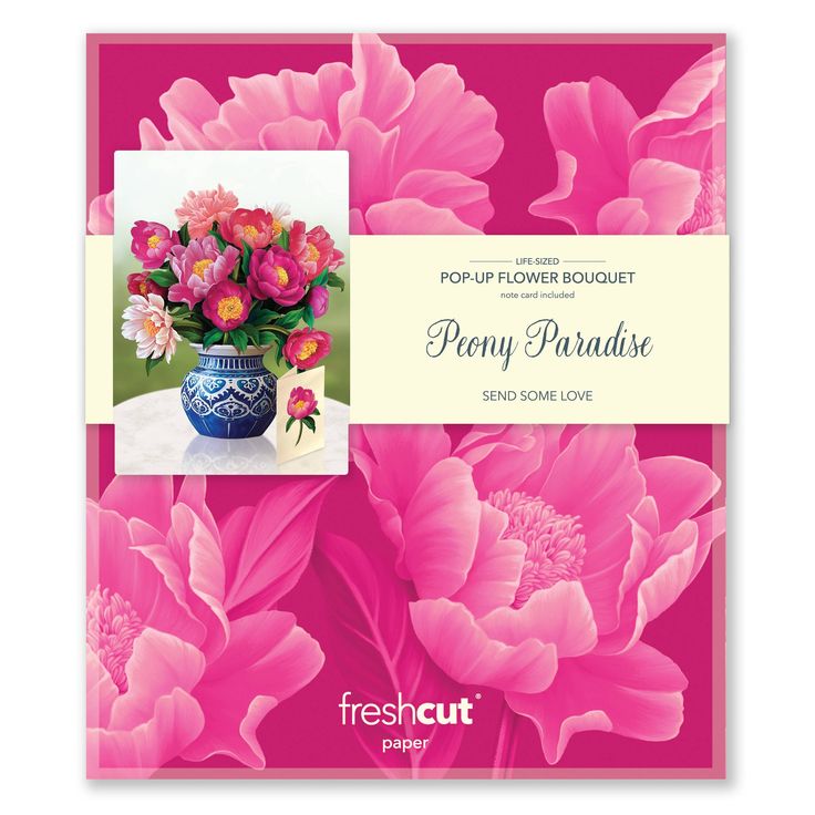 Paper Flower Bouquet ~ Peony Paradise