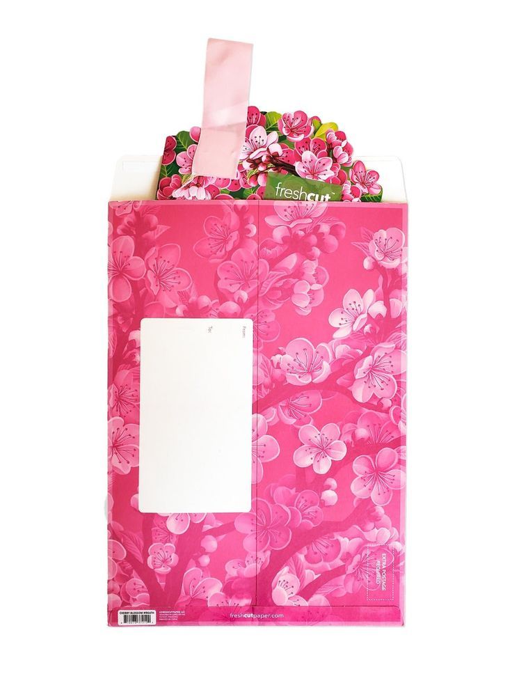 Paper Wreath ~ Cherry Blossom Heart