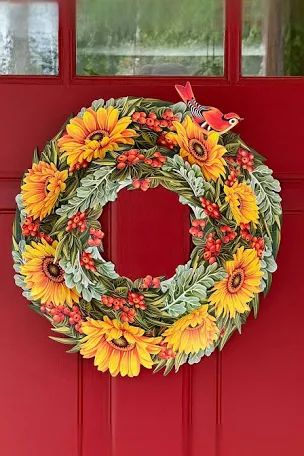 Paper Wreath ~ Harvest
