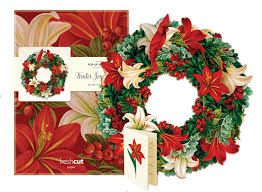 Paper Wreath ~ Winter Joy