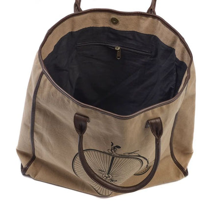 Penny Farthing Shopper Canvas Bag