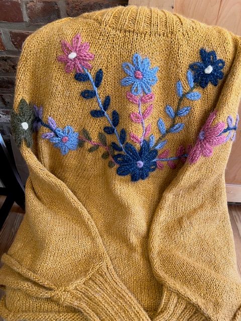 Peruvian Flower Poncho Shawl