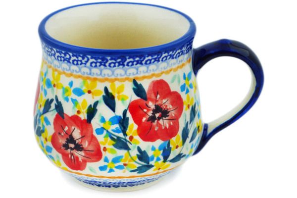 Polish Pottery ~ Bubble Mugs