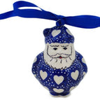 Blue Heart Santa Claus