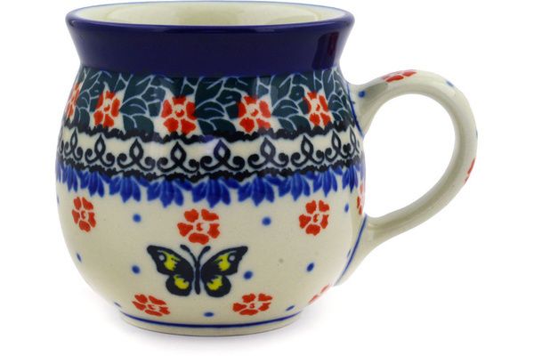 Polish Pottery ~ Bubble Mugs