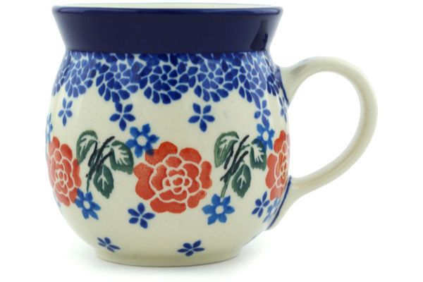 Polish Pottery ~ Bubble Mugs