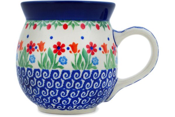 Polish Pottery ~ Bubble Mugs