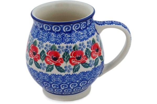 Polish Pottery ~ Bubble Mugs