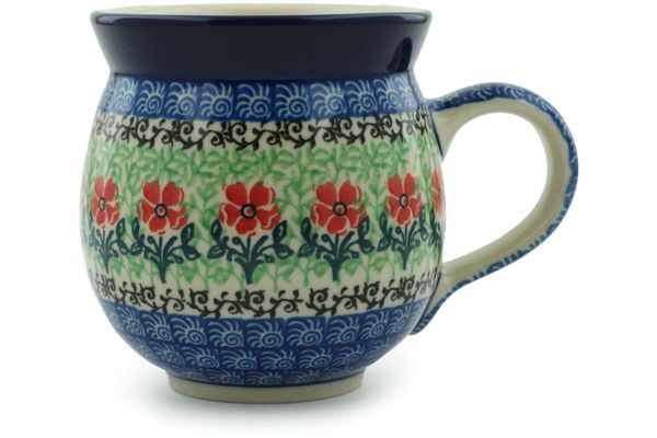 Polish Pottery ~ Bubble Mugs