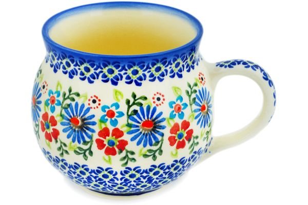 Polish Pottery ~ Bubble Mugs