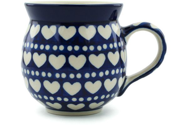 Polish Pottery ~ Bubble Mugs