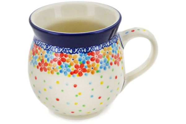 Polish Pottery ~ Bubble Mugs