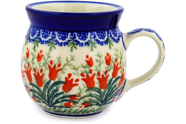 Polish Pottery ~ Bubble Mugs