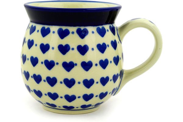 Polish Pottery ~ Bubble Mugs