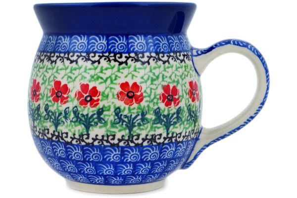 Polish Pottery ~ Bubble Mugs