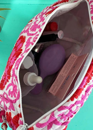 Quilted Makeup Bags