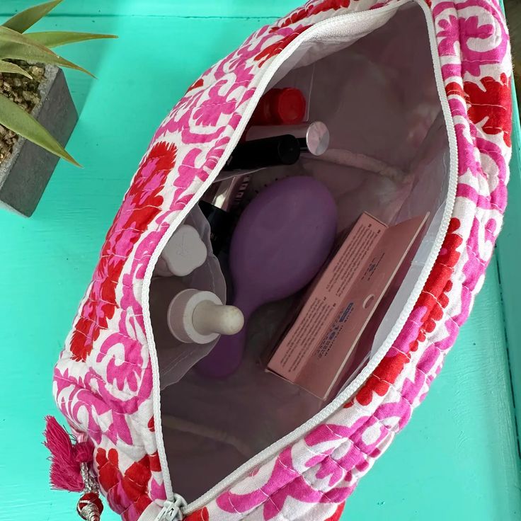 Quilted Makeup Bags