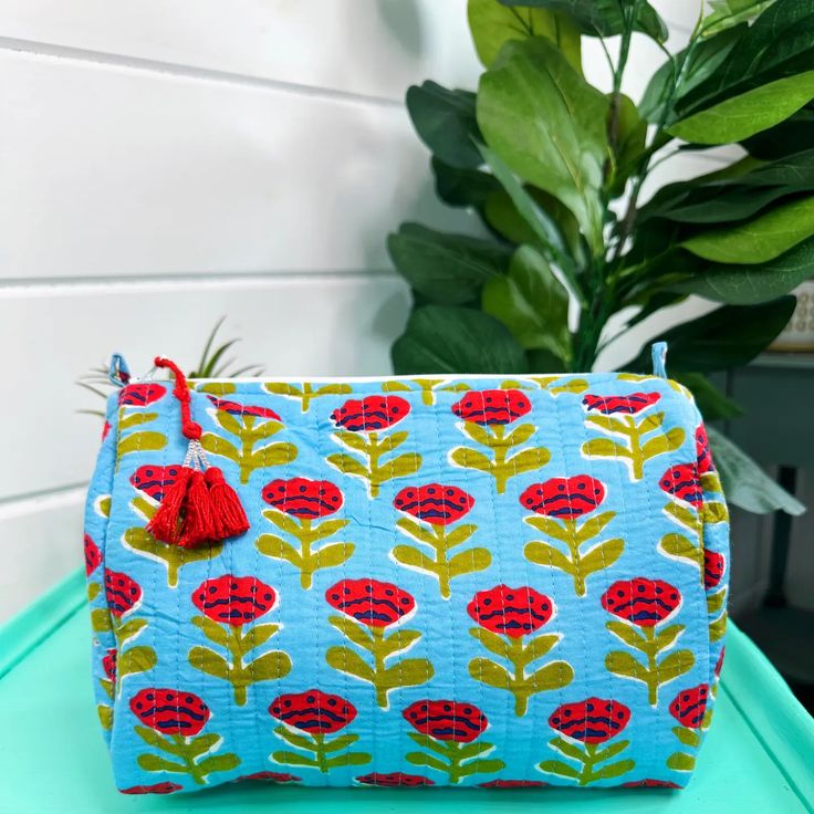 Quilted Makeup Bags
