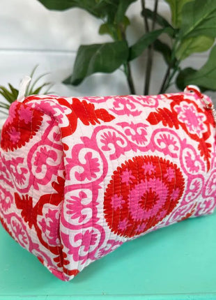 Quilted Makeup Bags