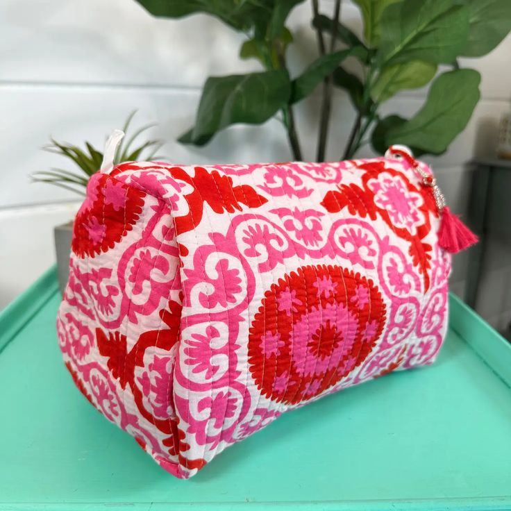 Quilted Makeup Bags