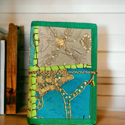 Hand-Stitched Rajasthani Patchwork Journal