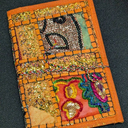 Hand-Stitched Rajasthani Patchwork Journal