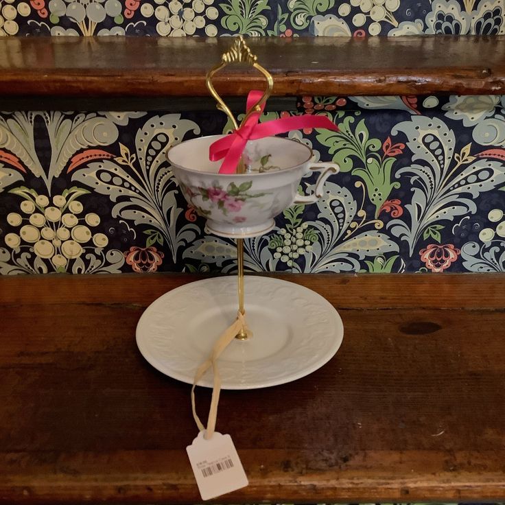 Rose Teacup Cake Stand