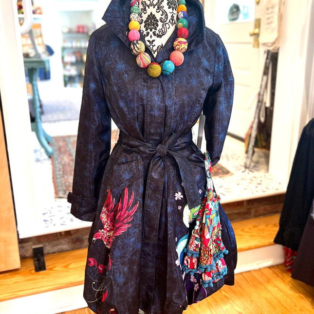Samuel Dong ~ Bubble Coat Dress Phoenix/Dragon