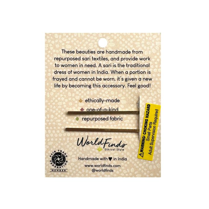 Sari Chic Hair Pins - Set of 2