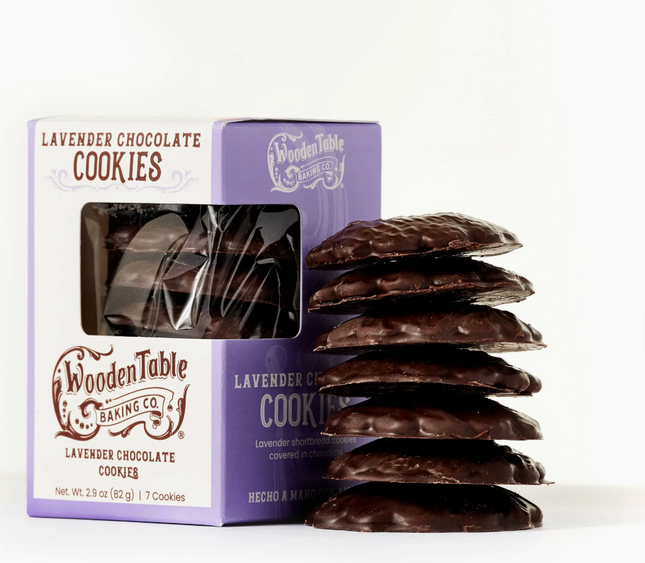 Lavender Chocolate Tea Cookies