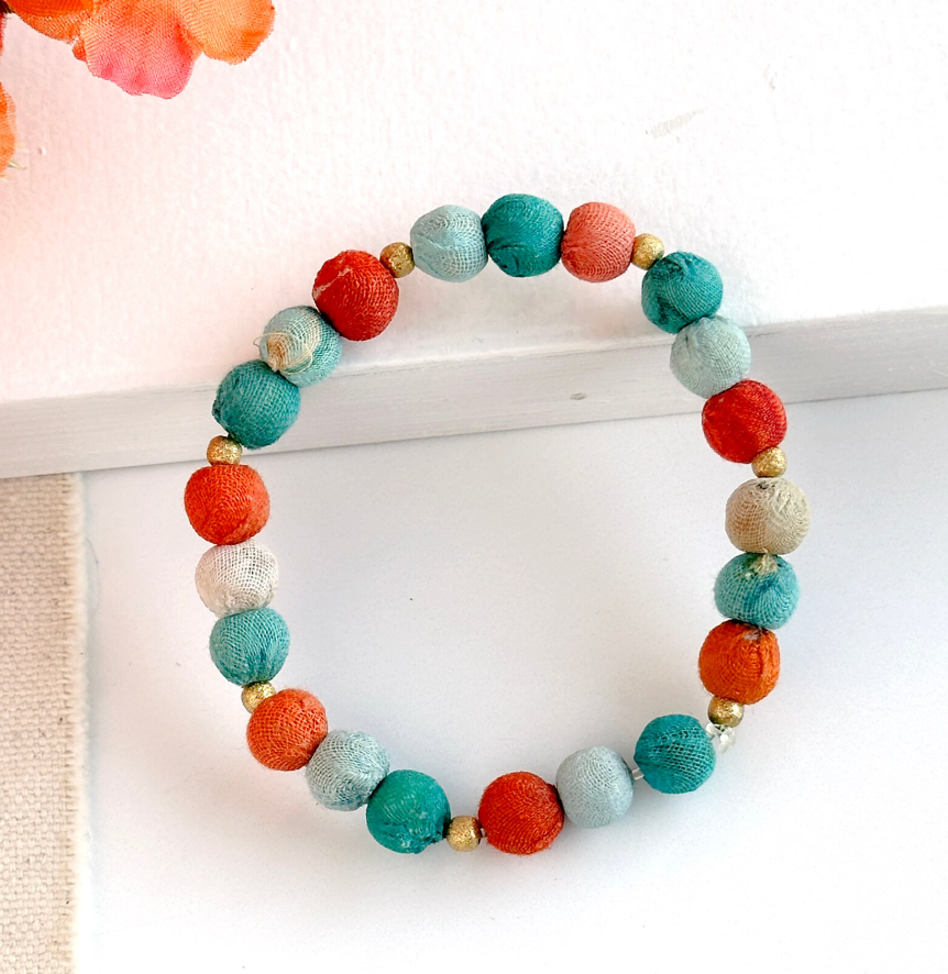 Kantha Capri Sonnet Bracelet